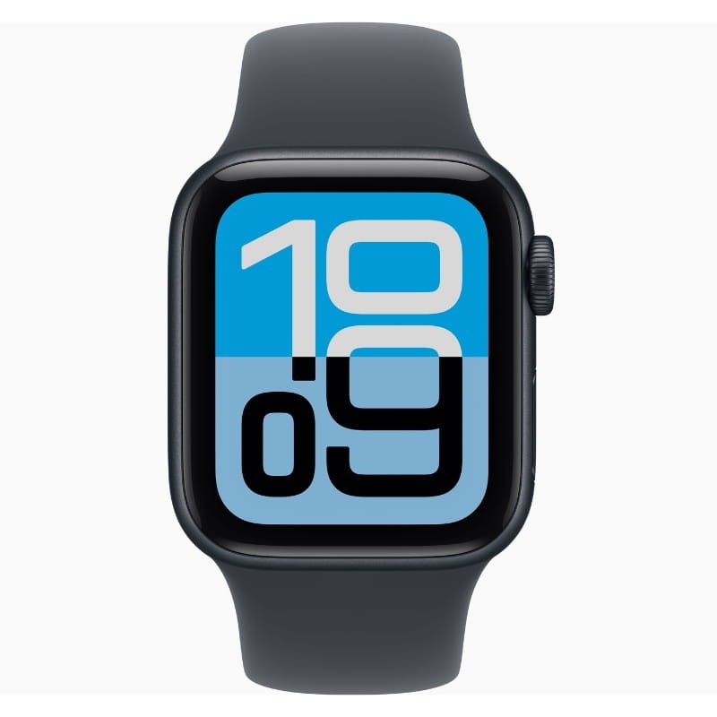 Apple Watch SE 3 GPS 40 mm Meia-Noite M/L - vista frontal