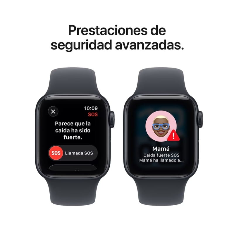 Apple Watch SE 3 GPS 40 mm Meia-Noite M/L - função SOS