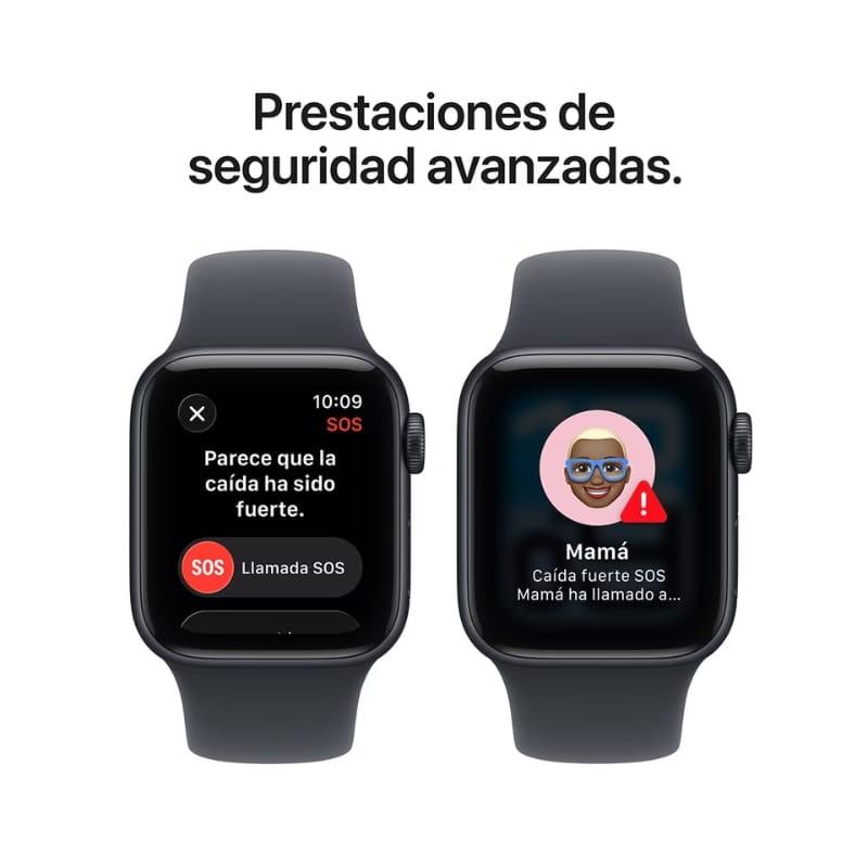 Apple Watch SE 3 GPS 40 mm Meia-Noite M/L - função SOS