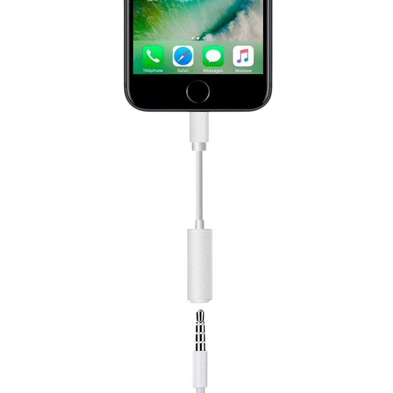 Apple Adaptador Lightning a Mini Jack 3.5mm Hembra