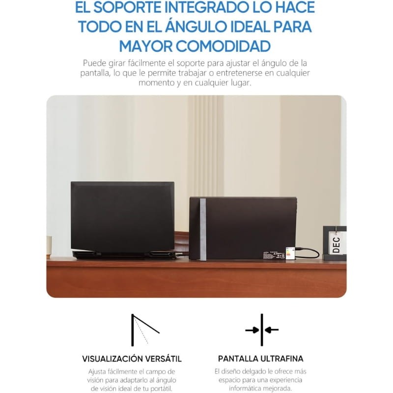 Arzopa Z1FC 16,1'' FHD IPS 144Hz HDR - Monitor Portátil - soporte integrado