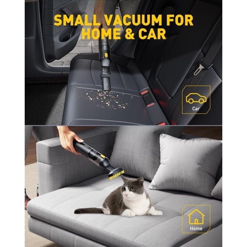 Aspirateur à main 96 W avec kit d'accessoires - nettoyage de voiture