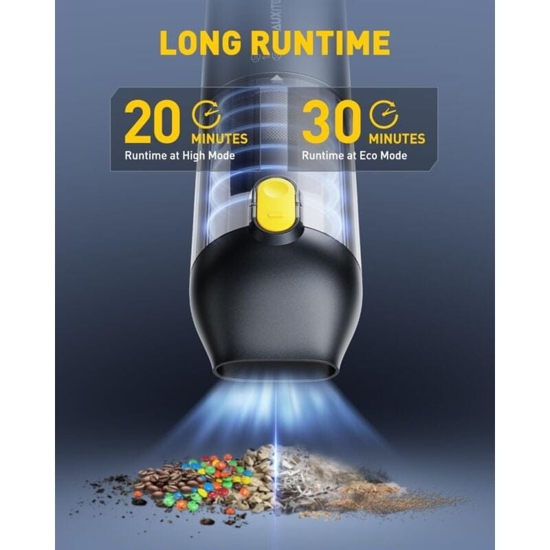 Aspirateur à main 96 W avec kit d'accessoires - durée de vie de la batterie