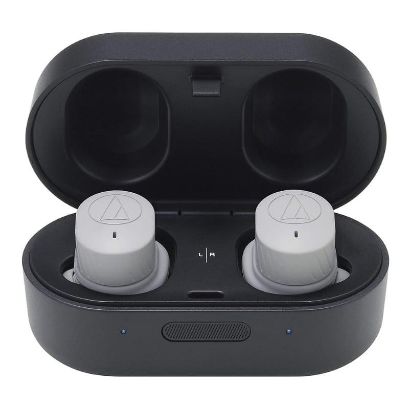 Audio-Technica ATH-SPORT7TW Gris - Auriculares Bluetooth - estuche de carga