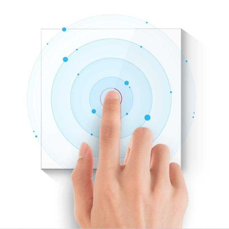 Avatto LZTS02-EU-W1 1 Botón ZigBee Blanco - Interruptor Táctil Inteligente - función táctil