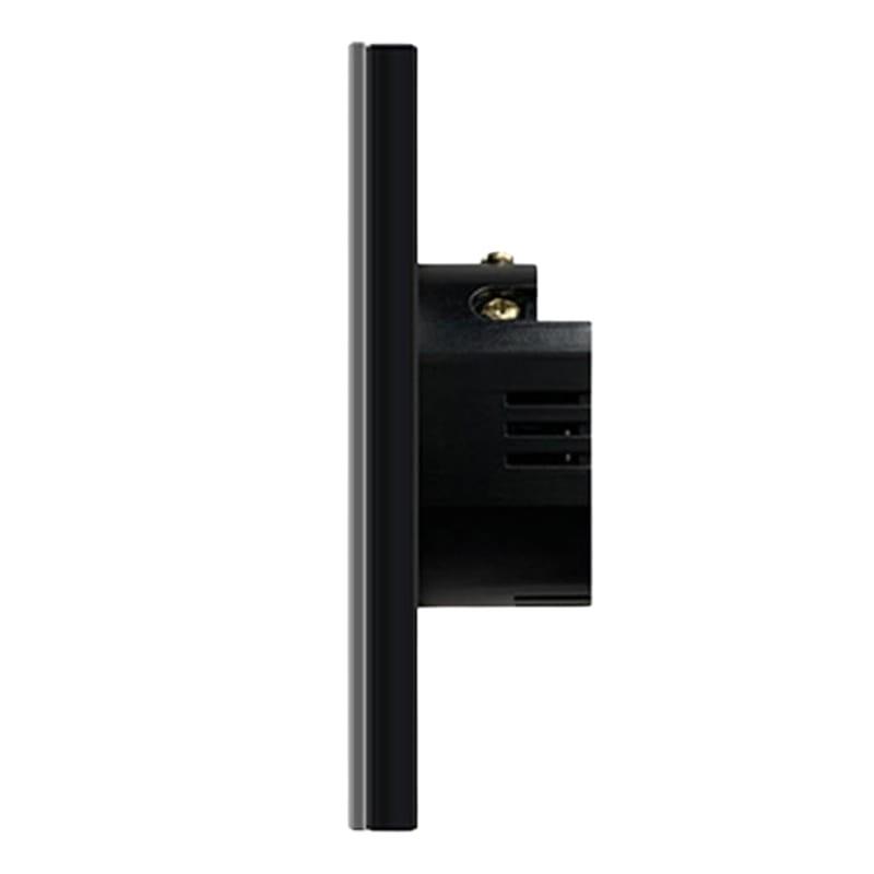 Avatto LZTS02-EU-W3 3 boutons ZigBee Blanc - Interrupteur tactile intelligent - vue latérale