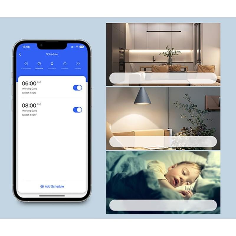 Avatto LZWSM16-W3 Blanc - Interrupteur intelligent ZigBee - application compatible