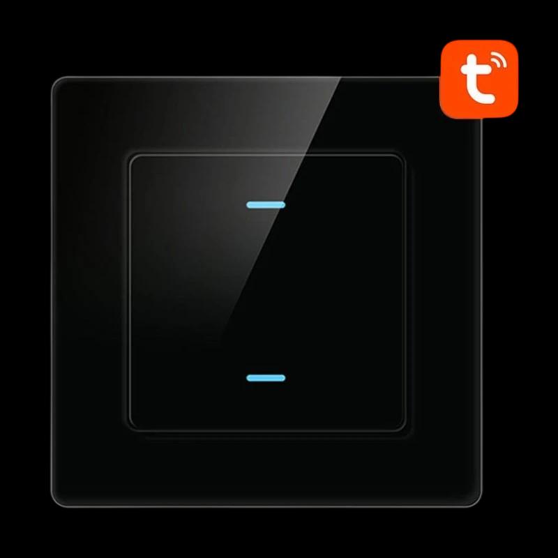 Avatto N-TS10-B2 2 boutons WiFi Noir - Interrupteur tactile intelligent