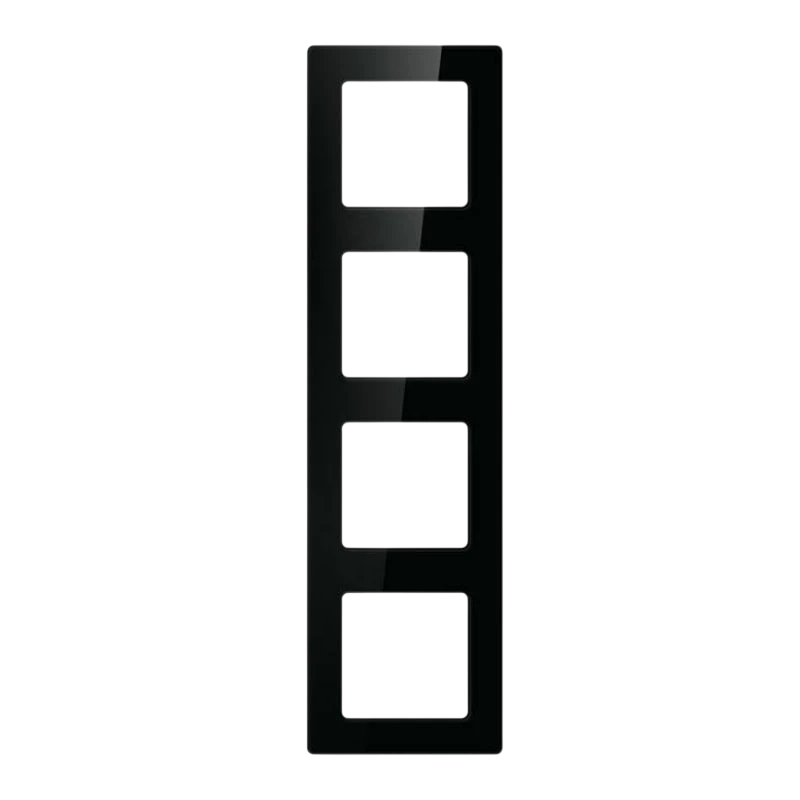 Avatto N-TS10-Frame-B4 Negro - Marco de Interruptores