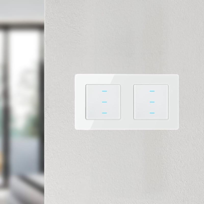 Avatto N-TS10-Frame-W2 Blanc - Cadre pour Interrupteurs - conception