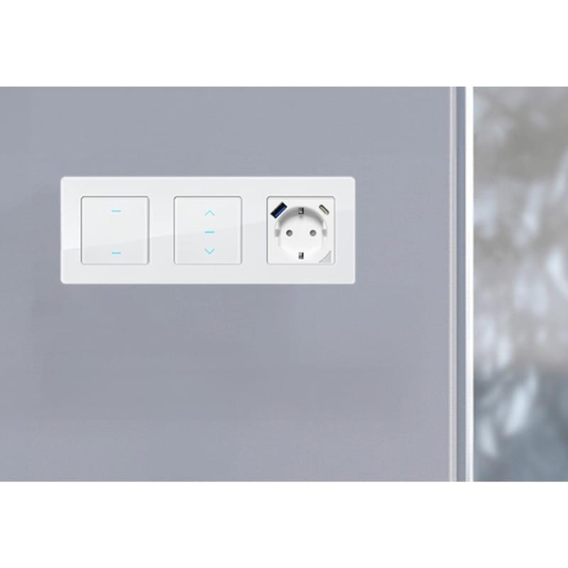 Avatto N-TS10-Frame-W3 Blanc - Cadre pour interrupteurs - installation murale