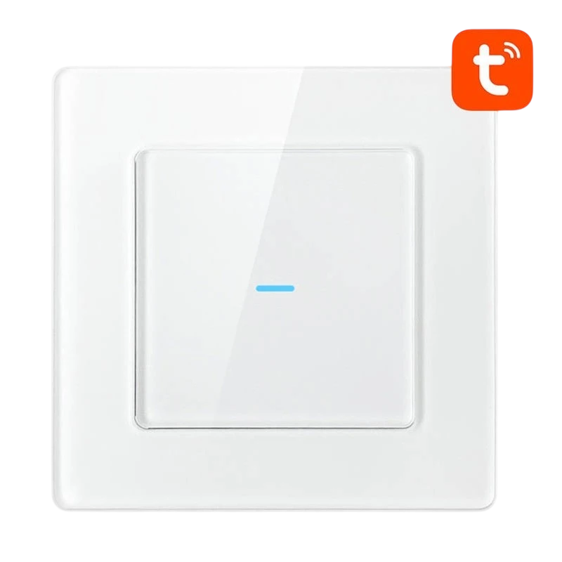 Avatto N-TS10-W1 1 Botón WiFi Blanco - Interruptor Táctil Inteligente