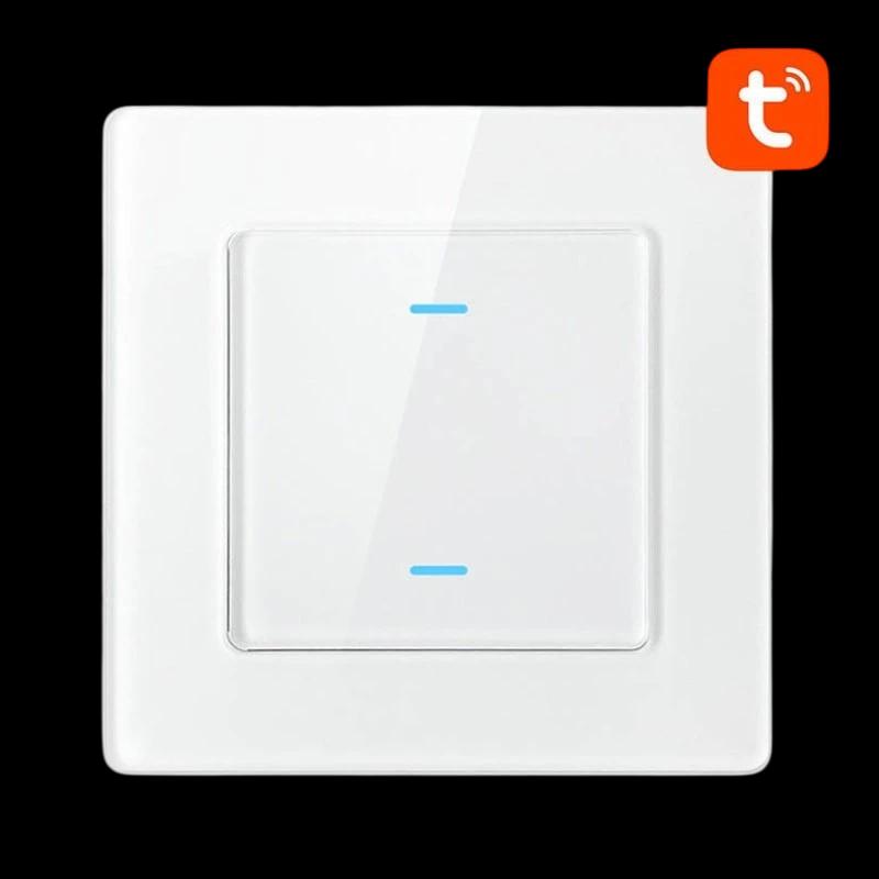 Avatto N-TS10-W2 2 boutons WiFi Blanc - Interrupteur tactile intelligent