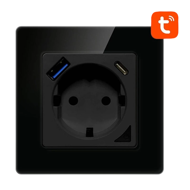Avatto N-WOT10-USB-B WiFi Preto - Tomada Inteligente