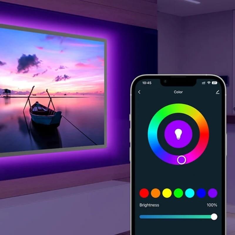 Avatto SLS06 Negro - Tira LED Inteligente para TV de 55''-65'' - paleta de color