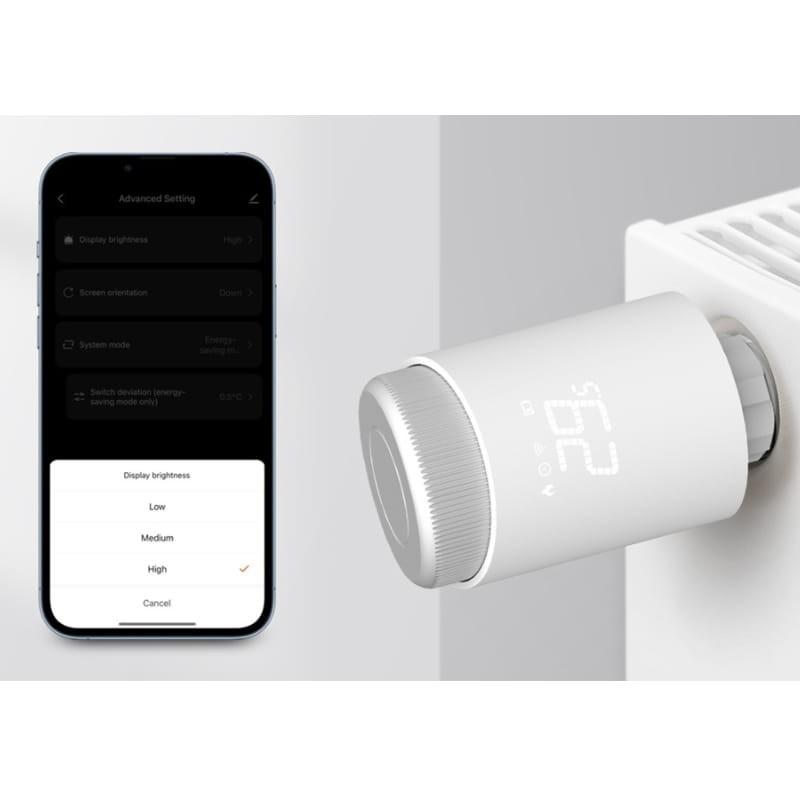 Avatto TRV10 Zigbee Blanco - Termostato de Radiador - indicador visual