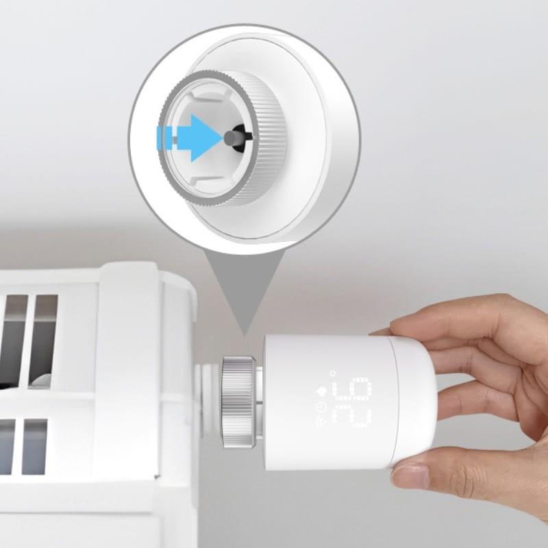 Avatto TRV16 ZigBee Blanco - Termostato de Radiador - instalación en radiador
