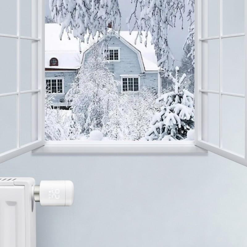Avatto TRV16 ZigBee Blanco - Termostato de Radiador - indicador de ventana abierta