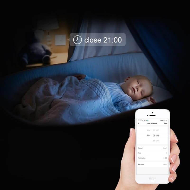 Avatto TS02-EU-W1 1 bouton WiFi Blanc - Interrupteur tactile intelligent - minuterie