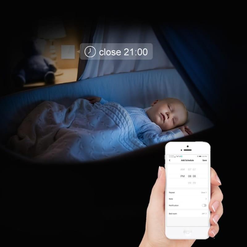 Avatto TS02-EU-W2 2 Botones WiFi Blanco - Interruptor Táctil Inteligente - temporizador