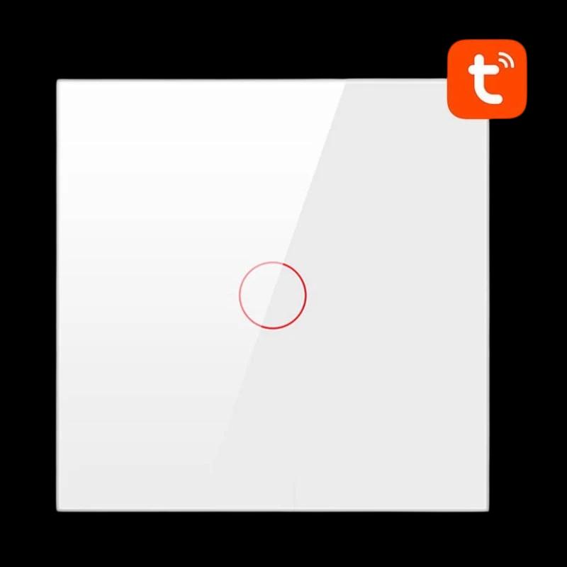 Avatto TS02-EU-W1 1 bouton WiFi Blanc - Interrupteur tactile intelligent