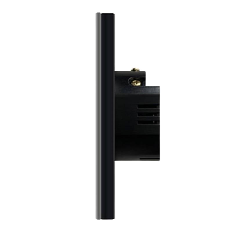 Avatto TS02-EU-W1 1 bouton WiFi Blanc - Interrupteur tactile intelligent - vue latérale