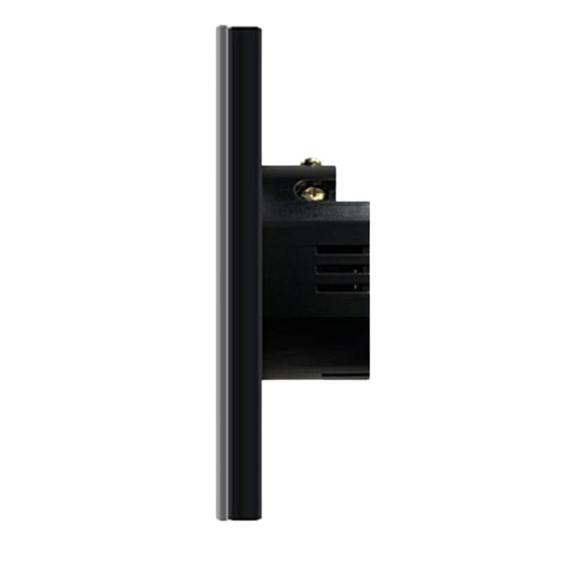 Avatto TS02-EU-W2 2 Botones WiFi Blanco - Interruptor Táctil Inteligente - vista lateral