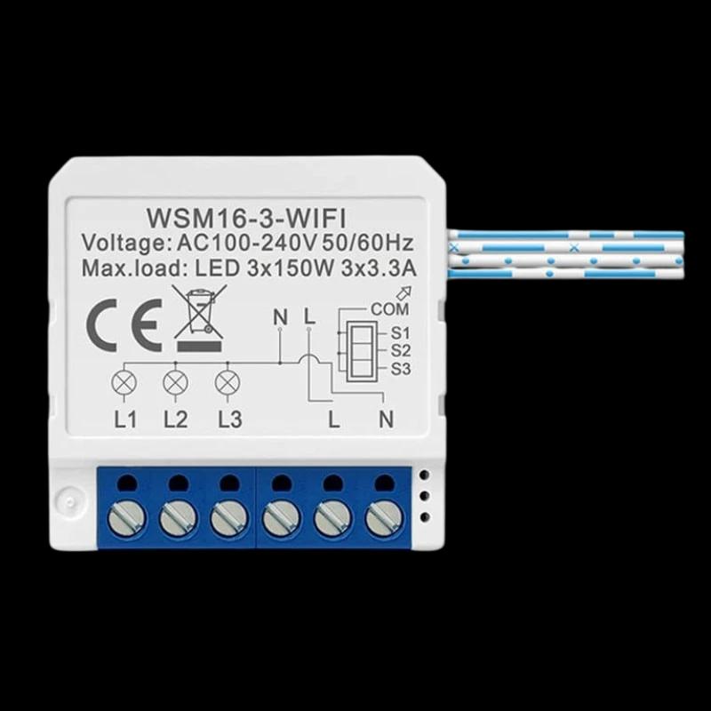 Avatto WSM16-W3 Blanc - Interrupteur intelligent WiFi