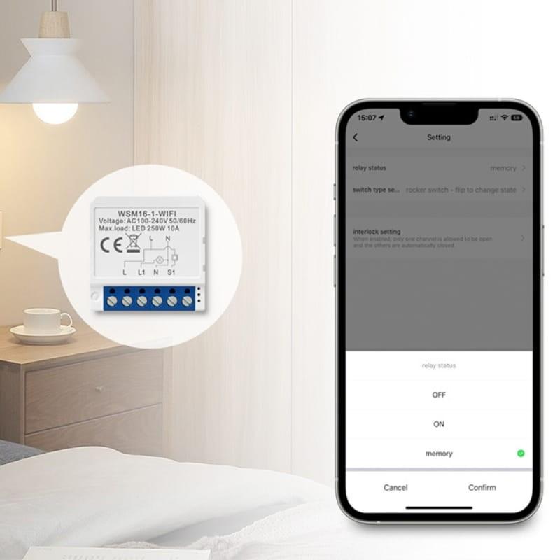 Avatto WSM16-W3 Blanc - Interrupteur intelligent WiFi - application compatible