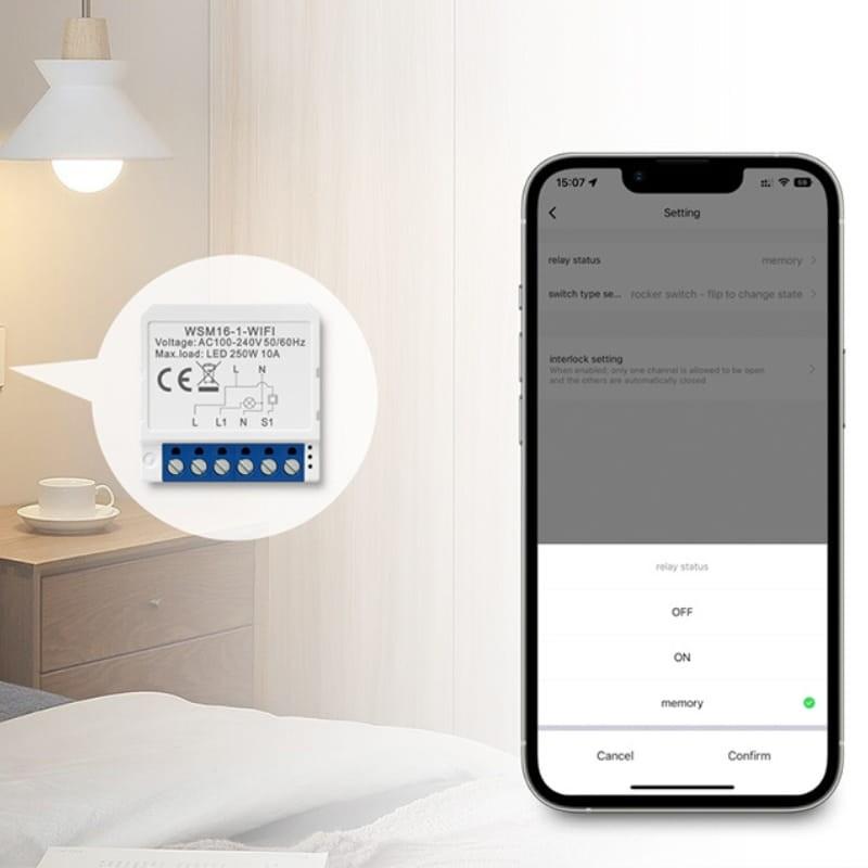 Avatto WSM16-W4 Branco - Interruptor Inteligente WiFi - aplicação compatível