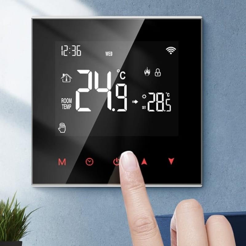 Avatto WT100-WH-3A WiFi Blanc - Thermostat intelligent - écran tactile