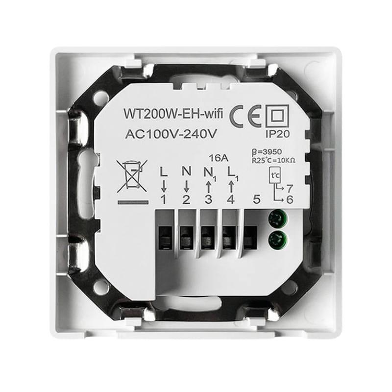 Avatto WT200-16A-W WiFi Branco - Termostato Inteligente - vista traseira