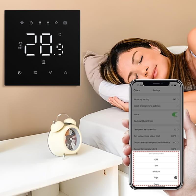 Avatto WT410-16A-B WiFi Preto - Termostato Inteligente - modos de funcionamento