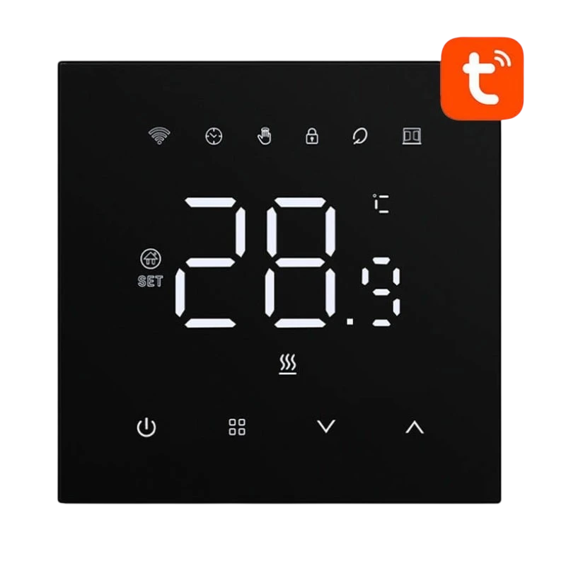 Avatto WT410-BH-3A-B WiFi Negro - Termostato Inteligente
