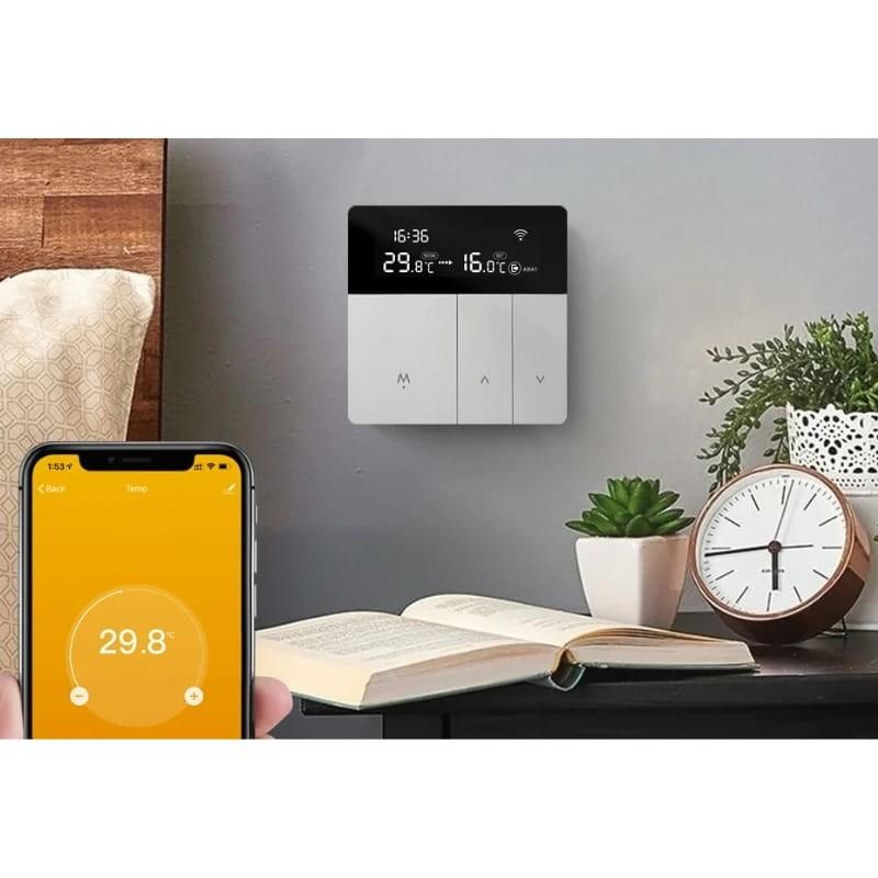 Avatto WT50-WH-3A WiFi Cinzento - Termostato Inteligente - aplicação compatível