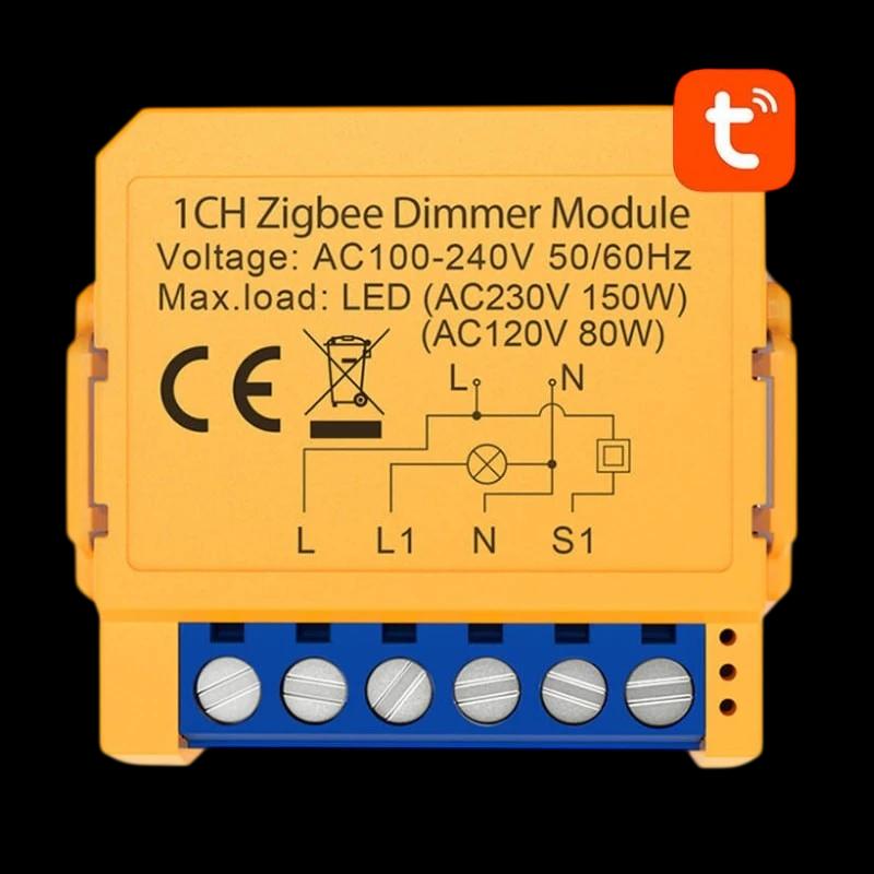 Avatto ZDMS16-2 Naranja - Switch Inteligente ZigBee