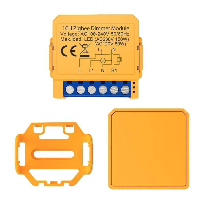Avatto ZDMS16-2 Naranja - Switch Inteligente ZigBee - estructura