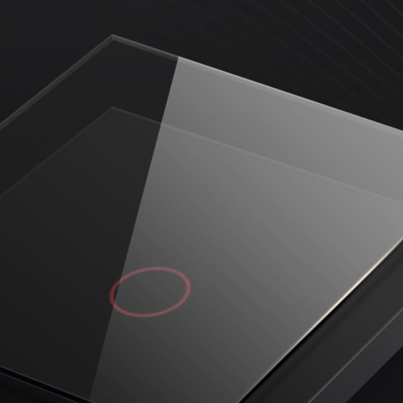 Avatto ZTS02-EU-B1 1 Botón ZigBee Negro - Interruptor Táctil Inteligente - diseño