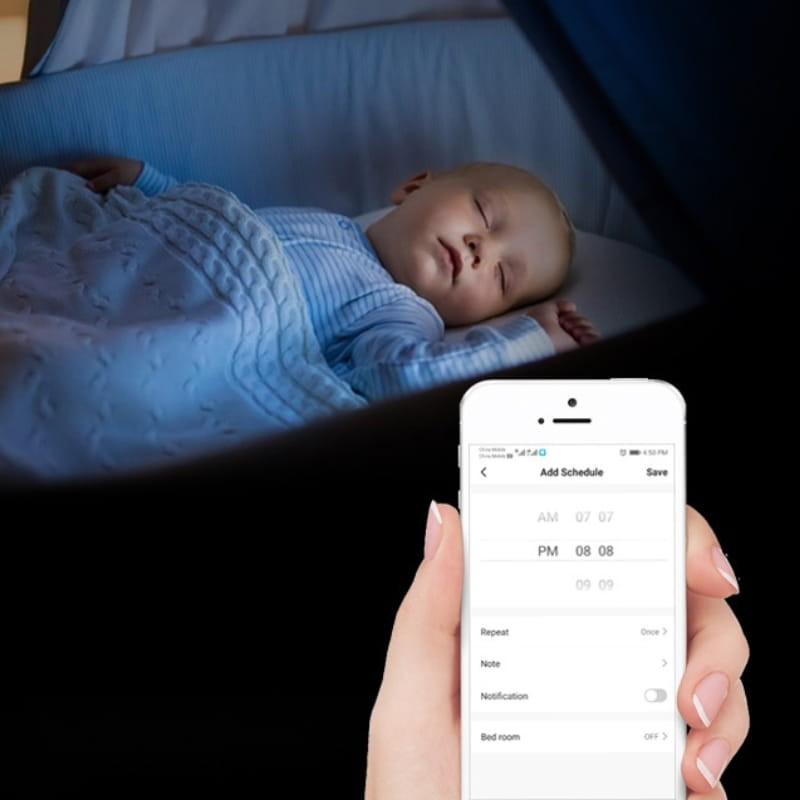 Avatto ZTS02-EU-B1 1 Botón ZigBee Negro - Interruptor Táctil Inteligente - temporizador