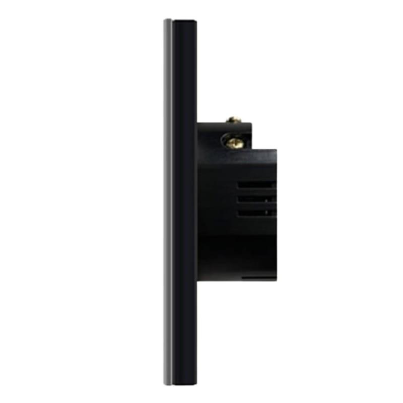 Avatto ZTS02-EU-W1 1 Botón ZigBee Blanco - Interruptor Táctil Inteligente - vista lateral