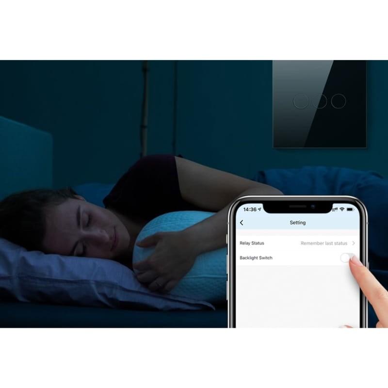 Avatto ZTS02-EU-W1 1 Botón ZigBee Blanco - Interruptor Táctil Inteligente - temporizador