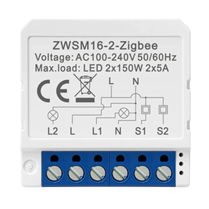 Avatto ZWSM16-W2 Branco - Interruptor inteligente ZigBee