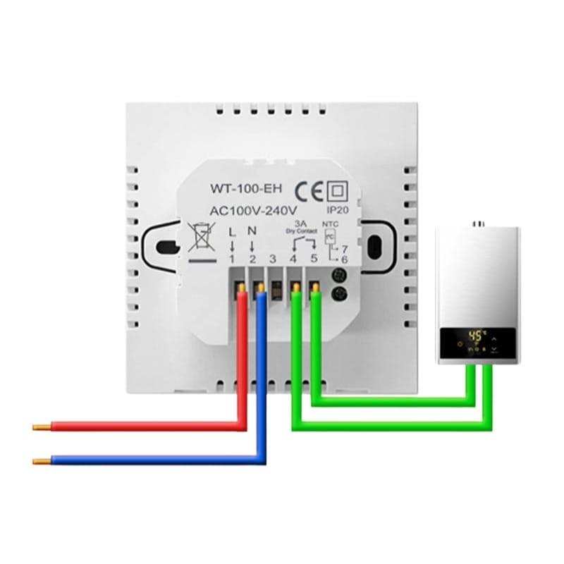 Avatto ZWT100-BH-3A ZigBee Blanco - Termostato Inteligente - conexión