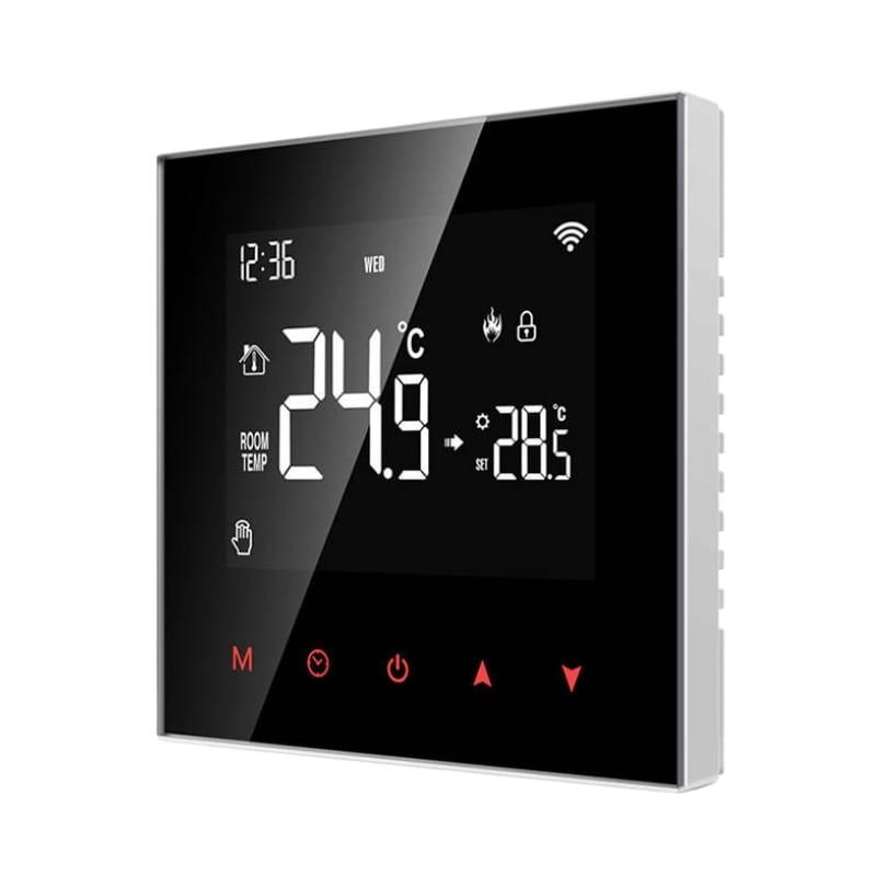 Avatto ZWT100-WH-3A ZigBee Branco - Termóstato inteligente -Vista a 45 graus