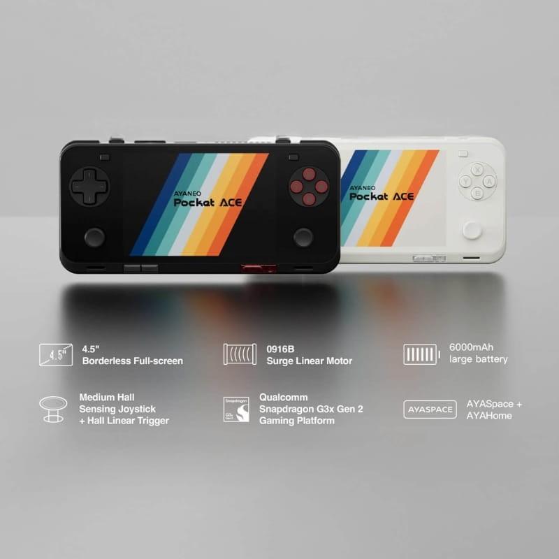 Ayaneo Pocket ACE Snapdragon G3x Gen 2 8Go/128Go Noir - principales caractéristiques