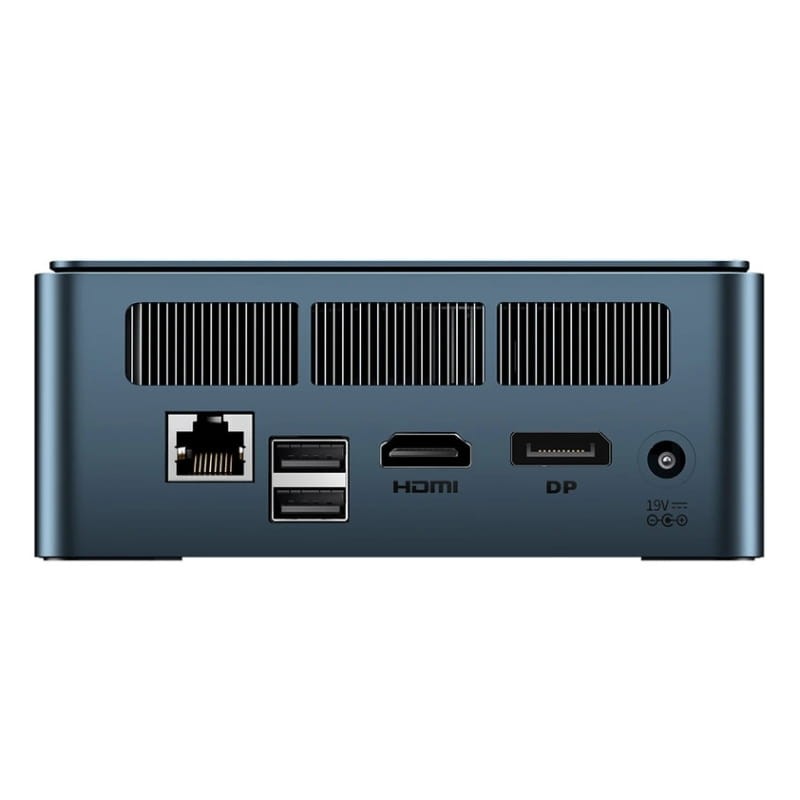 BMAX B9 Plus Intel i5 1250P - portas de ventilação e de entrada