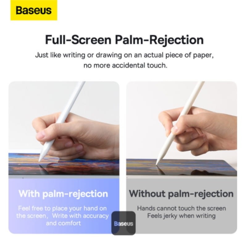 Baseus Smooth Writing 2 Series Blanco - rechazo de la palma