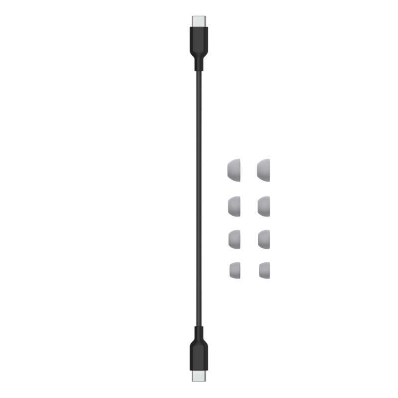 Beats Studio Buds + ANC Plata - Auriculares Bluetooth - cable de carga y almohadillas