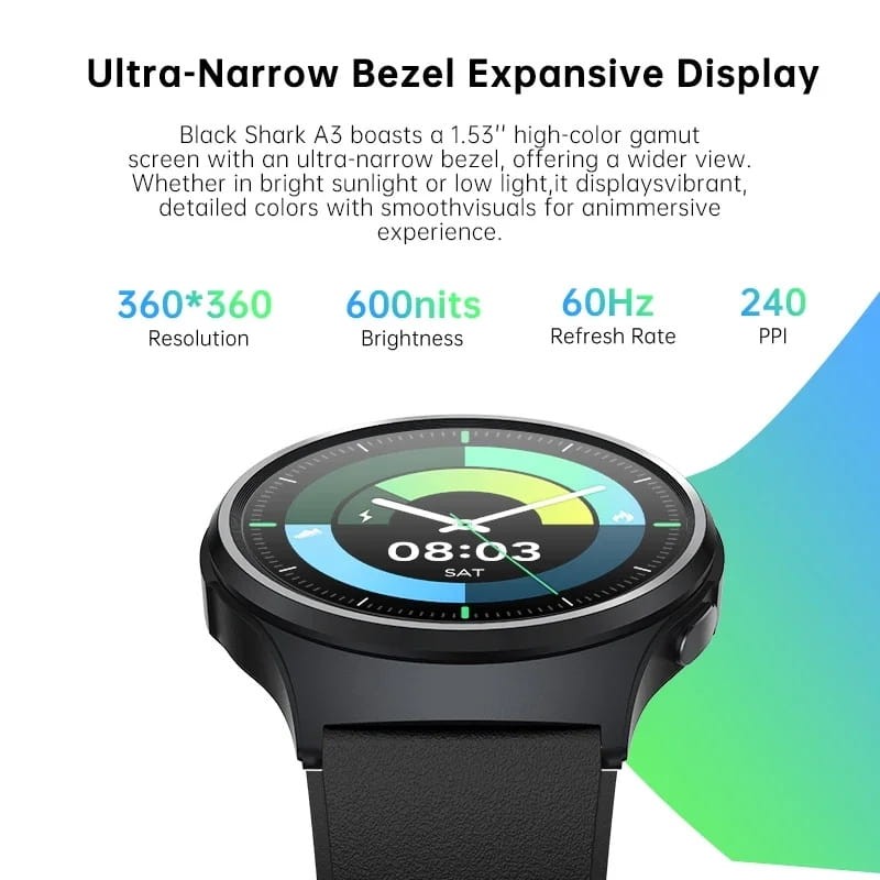 Black Shark A3 - pantalla