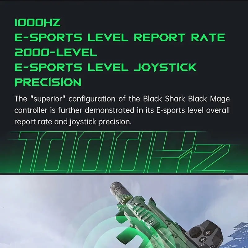 Mando Black Shark Dark Magician - precisión